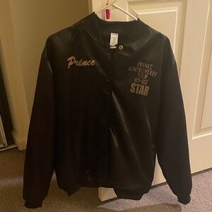 Prince Black Bomber Jacket